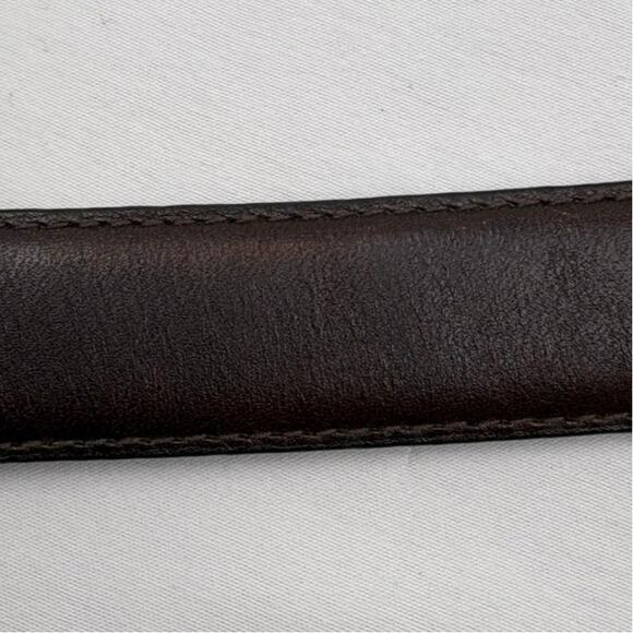Vintage 90s Donna Katz Leather Western Concho Belt Brown Silver Tone Size M main image 7